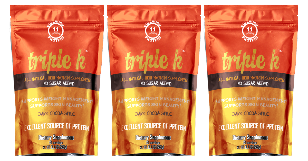 Triple K Collagen 30 Servings, 3 Pack